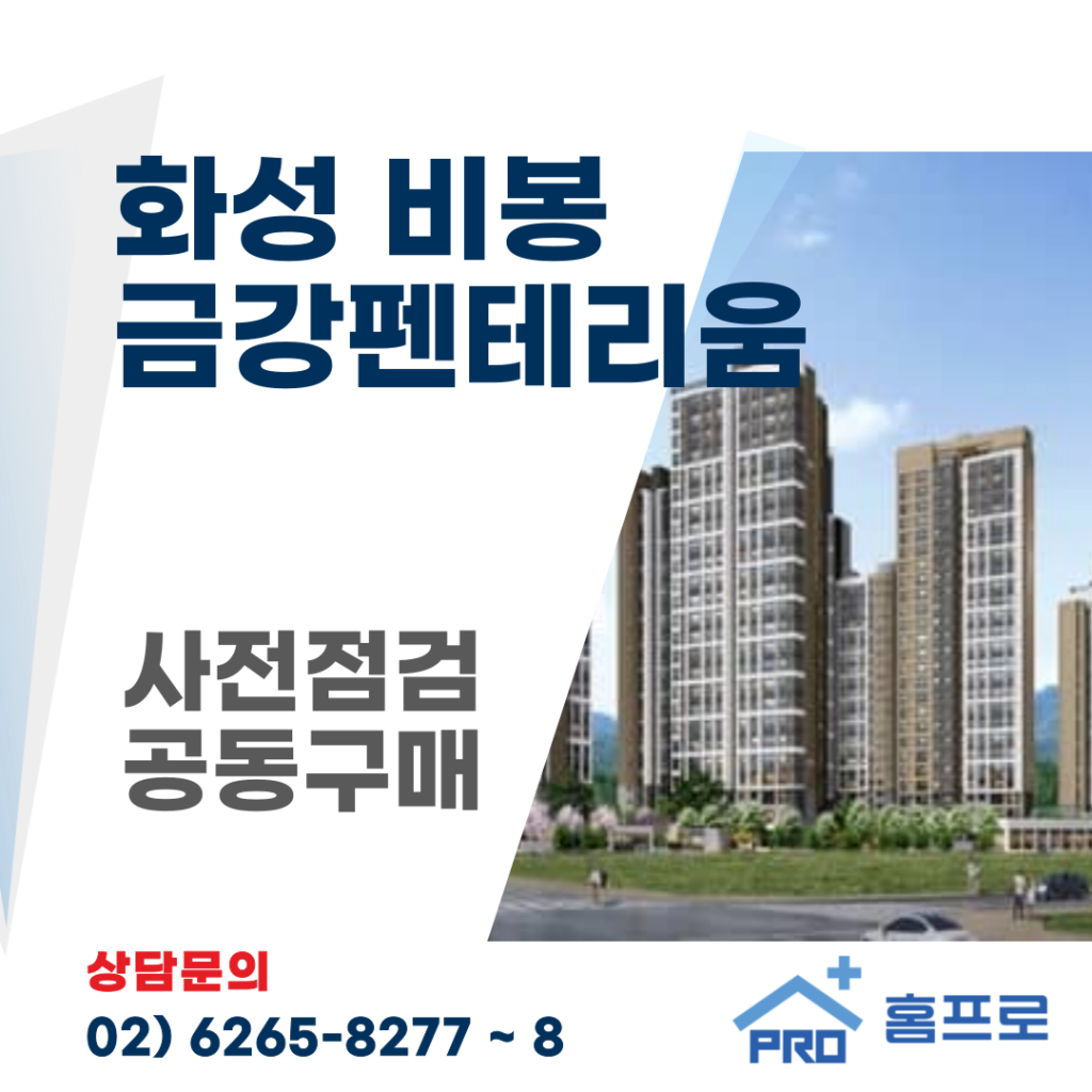 비봉금강 펜테리움 사전점검 공동구매