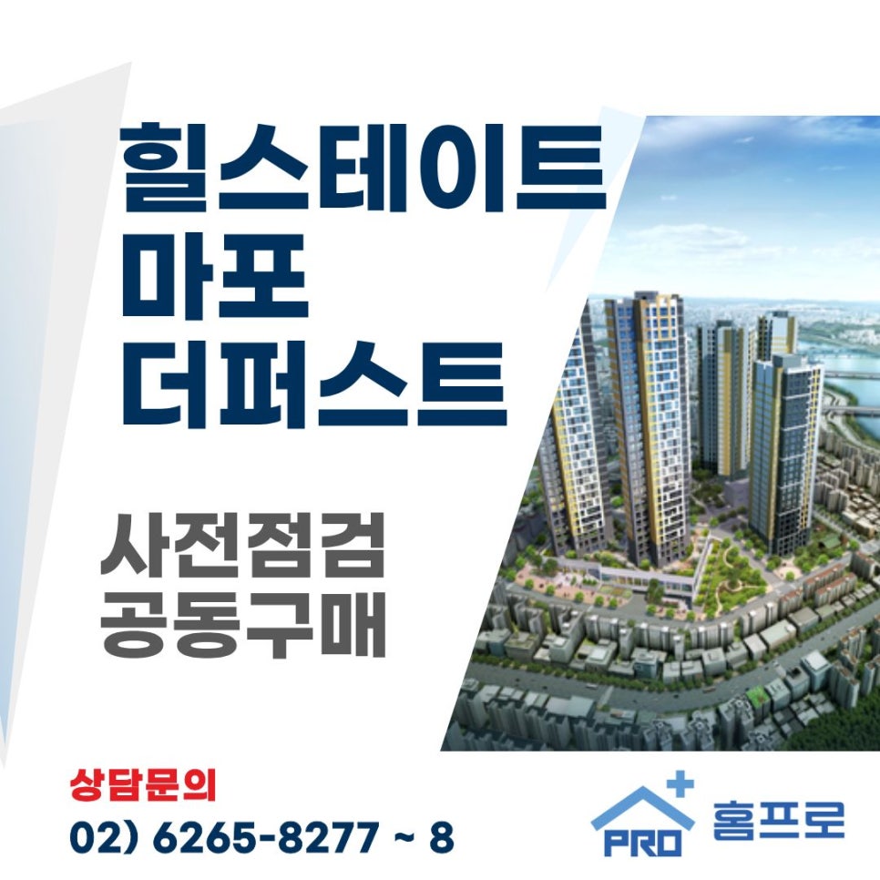 힐스테이트 마포 더 퍼스트 사전점검 공동구매