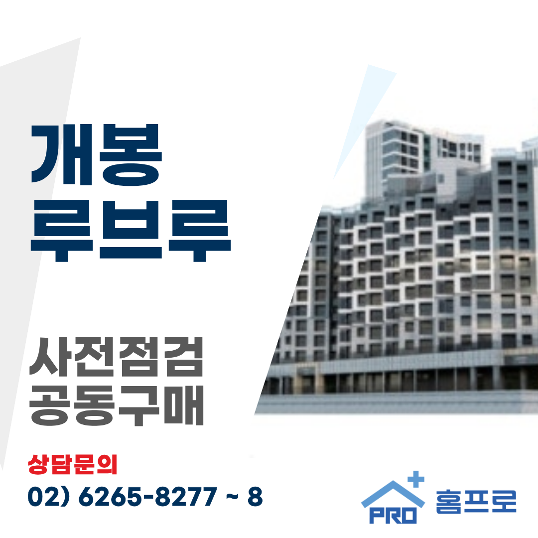 개봉 루브루 사전점검 공동구매